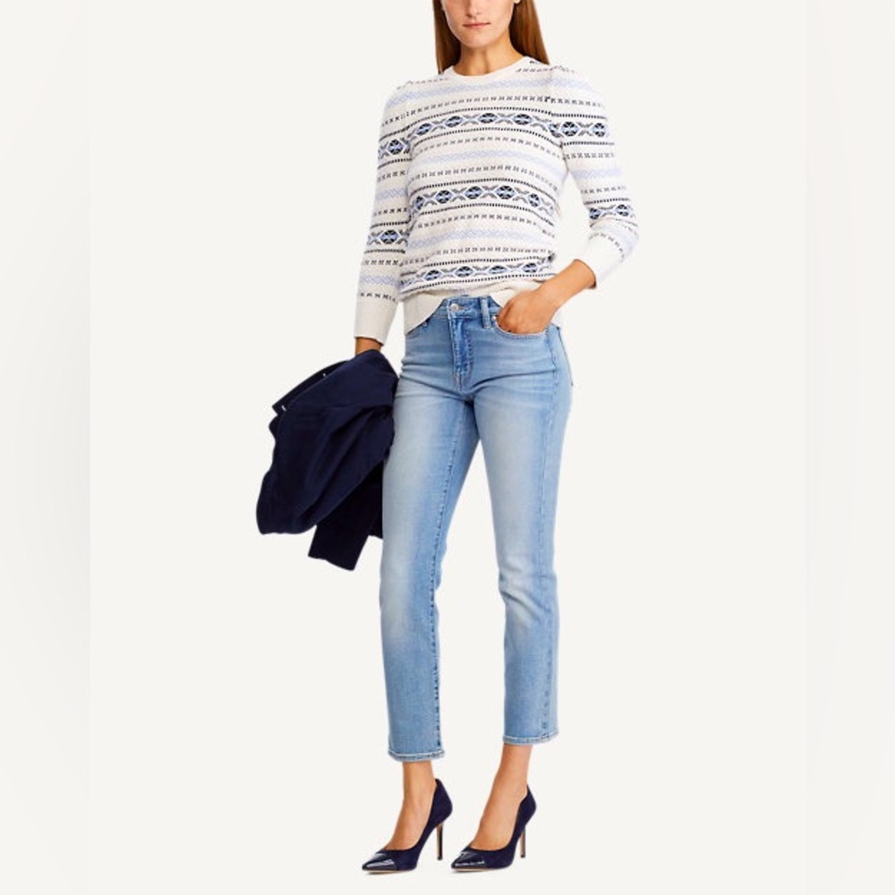 Ralph Lauren‎ Fair Isle Cotton-Blend Sweater M